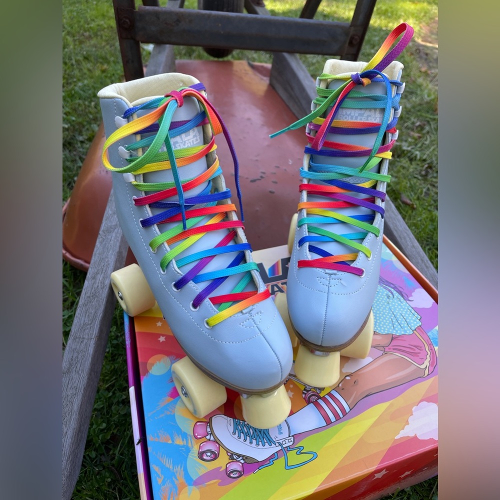 Impala light blue roller skates